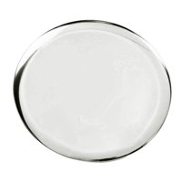 Magideal - Bandeja De Tocador Decorativa Organizador De Almacenamiento De De Material Acero Inoxidable Aperitivos Bandejas De Comida Bandeja De Servicio Forma Forma Forma Para Plata
