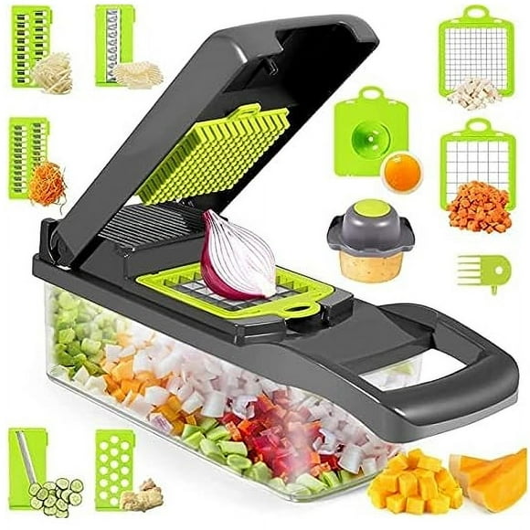Picador De Alimentos y Verduras con Cuchillas Intercambiables
