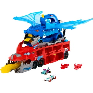 Set De Atletismo Para Coches De Juguete Hot Wheels City Ultimate Dual Dragon