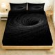 thumbnail image 1 of 3pcs Black Hole Horizon Digital Print Bedding Polyester Wear-Resistant and Wrinkle-Resistant, 1 of 1