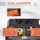 thumbnail image 3 of Cubo de abono giratorio Outsunny, 160 L, doble cámara para exteriores, 3 of 9