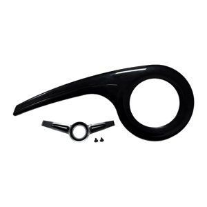 Ioensy - Protector De Cadena De Bicicleta Ligero Y Resistente De 46T A 52T Para Ciclismo, Repuesto De Bicicleta, Color Negro