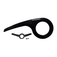 Ioensy - Protector De Cadena De Bicicleta Ligero Y Resistente De 46T A 52T Para Ciclismo, Repuesto De Bicicleta, Color Negro