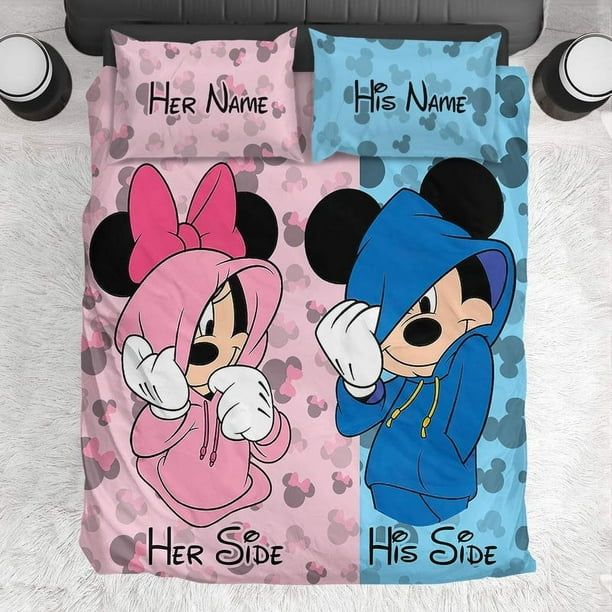 His Side Her Side - Juego de cama personalizado para ratón