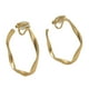 thumbnail image 1 of Aros Sin Perforación Argollas Finas Relieve Bañadas En Oro, 1 of 3