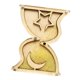thumbnail image 4 of Accesorio De Tablero Ocupado De Madera Para Niños Pequeños, Enseñanza Temprana De Habilidades Prácticas, Reloj De Arena Amarillo, 4 of 5