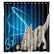 thumbnail image 1 of Cortina de ducha Bolt con ganchos, tamaño 66 x 72 pulgadas, 1 of 3