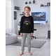 thumbnail image 1 of Pijama Niño Algodón Estampado Gamer Negro negro 12, 1 of 7