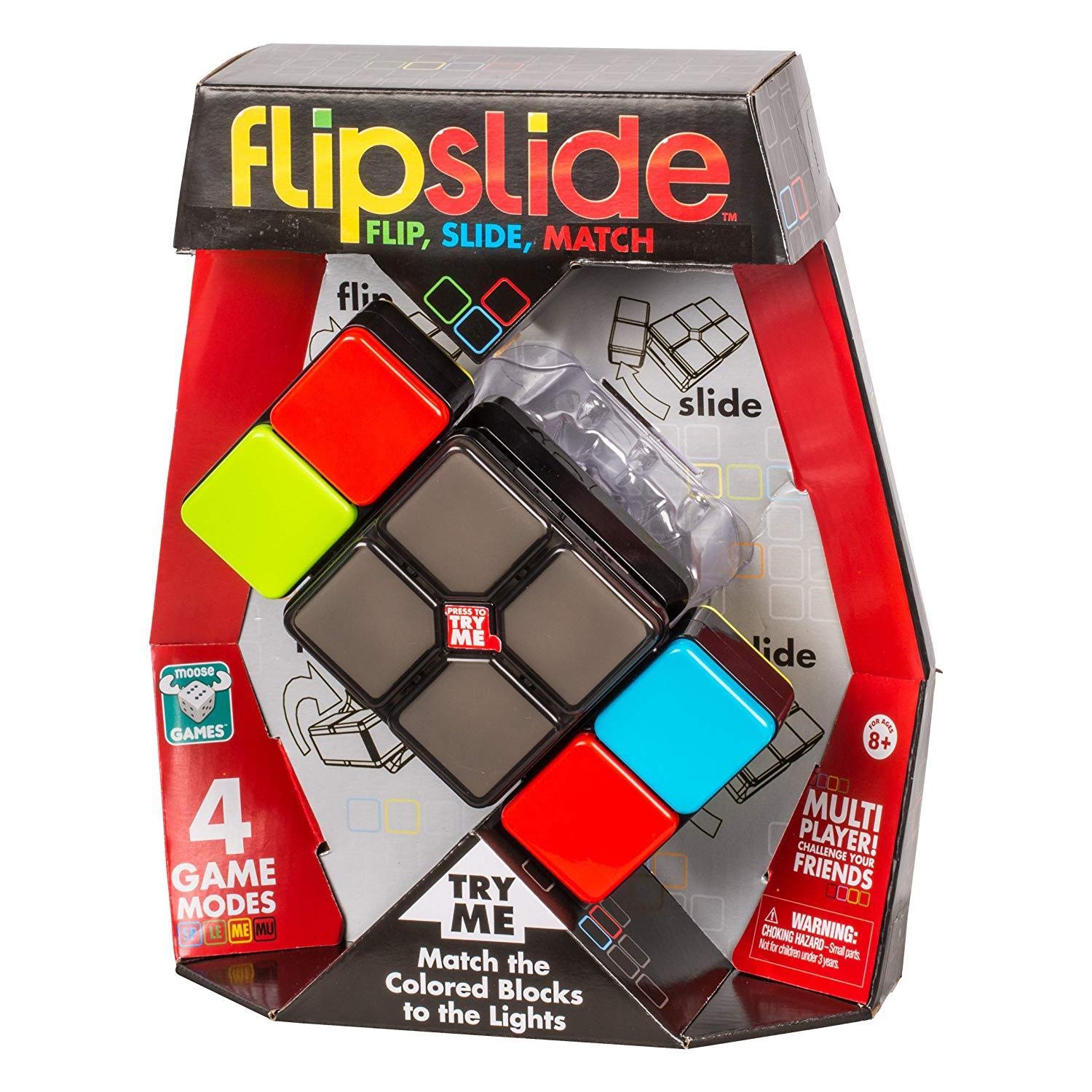 Juego Flipslide Games Flip, Slide, Match Con 4 Modos De Juego