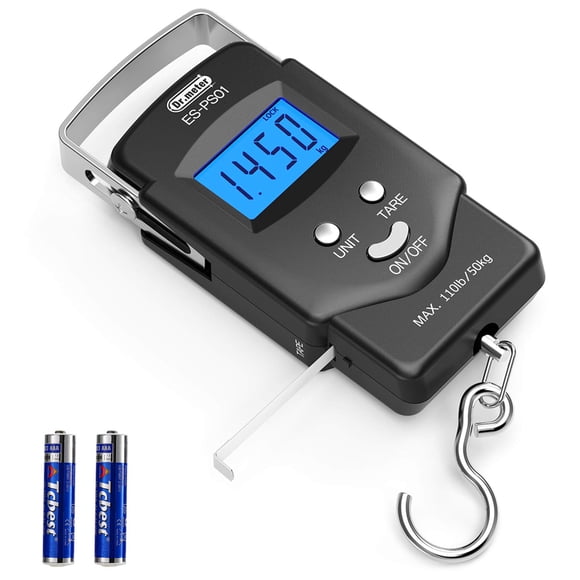 Báscula digital para peces Dr.Meter PS01, 50 kg, con cinta métrica