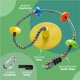 thumbnail image 5 of Asiento de disco individual Tree Swing Jungle Gym Kingdom para niños, amarillo, 5 of 6