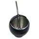 thumbnail image 2 of Mate Acero Inoxidable 230ml con Bombilla Negro - PS, 2 of 4