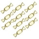 thumbnail image 1 of Mini Collar En Forma De Caramelo, Organizador De Pendientes, Almacenamiento De Collar, Amarillo, 1 of 3