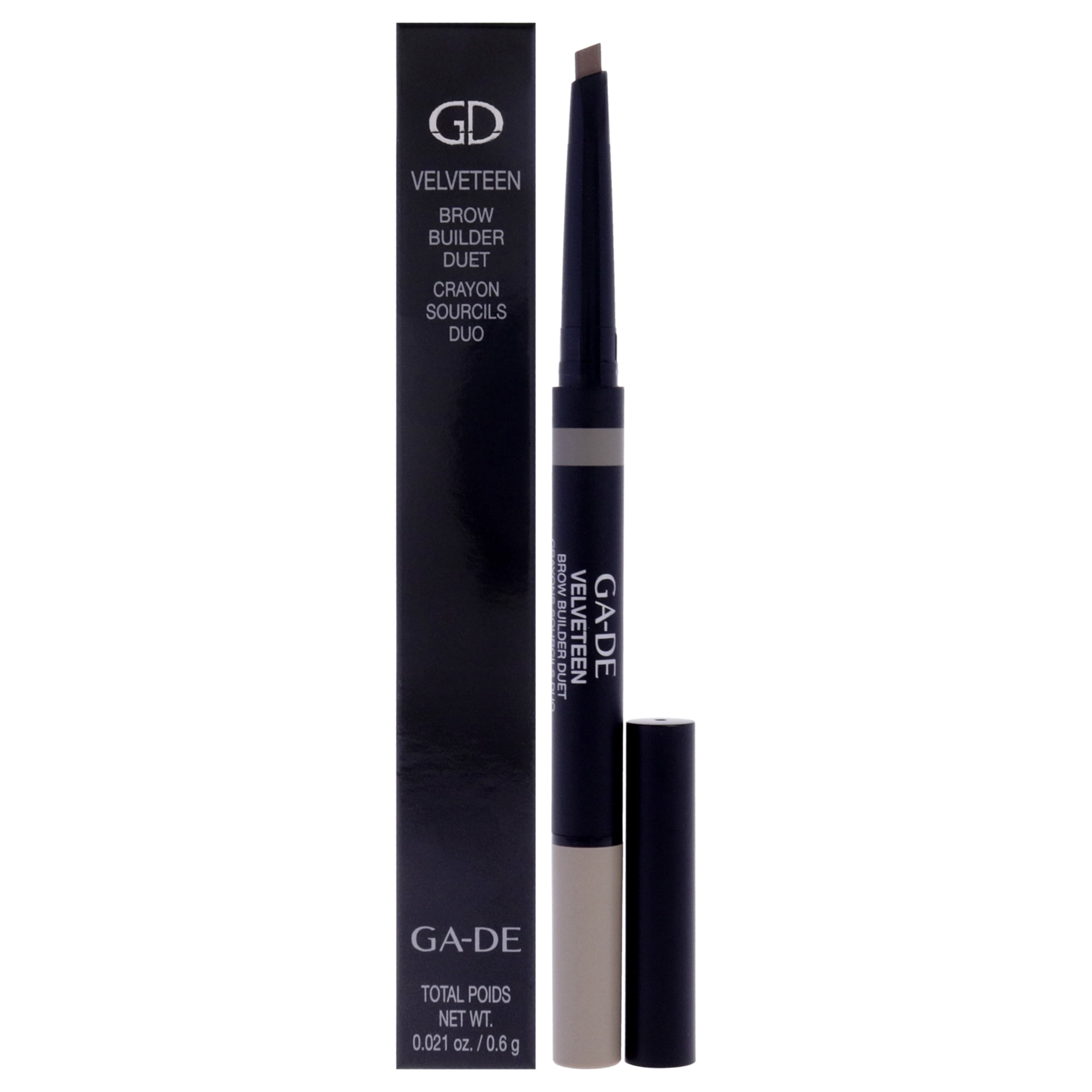 Lápiz De Cejas Ga-de Dúo De Constructor Marrón Aterciopelado - Gris Pardo