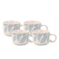 Set 4 Tazas Cerámica 420 Ml Palermo Simplit