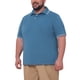thumbnail image 4 of INSPIRE CHIC Regreso a Clases Polo para Hombre Grande y Alto con Ribete en Contraste Manga Corta Ajuste Regular Top Casual XL Azul, 4 of 5