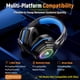 thumbnail image 5 of Auriculares para juegos Ozeino inalámbricos de 2,4 GHz con micrófono plegable para PS5/PS4/PC, 5 of 7