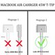 thumbnail image 3 of Cargador tipo T de 45 W para Mac Air de 11 y 13 pulgadas, 3 of 13