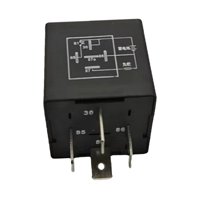 Magideal - Relé Temporizador Automotriz 12V Con Función De Retardo Interruptor Spdt De 4 Pines Accesorio De Montaje Rápido Y Material Pp Resistente Adecuado Para 10 Segundos