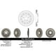 thumbnail image 2 of Disco Freno para auto Ford Explorer 2011-2019 Delantero, 2 of 2
