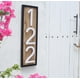 thumbnail image 2 of Números De Casas Flotantes Grandes De 8 Pulgadas De Números De Casa Blancos Modernos Para Ex, 2 of 7
