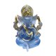 thumbnail image 2 of Ganesha Sentado Buda Estatua Escultura Decorativa Hecha A Mano Artesanía Para Interior Azul, 2 of 3