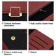 thumbnail image 3 of Monedero de mujer de tres pliegues, largo y sencillo, de color liso, con broche a cuadros, 3 of 6