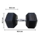 thumbnail image 4 of Mancuerna Hexagonal 50 Kg Negro, 4 of 6
