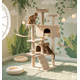thumbnail image 4 of Rascador Gimnasio para Gatos XL Beige con Múltiples Niveles, 4 of 4