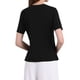 thumbnail image 3 of INSPIRE CHIC Blusa Elegante Brillante para Mujer con Tops de Piedras de Estrás para Cócteles y Fiestas L Negro, 3 of 5