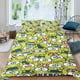 thumbnail image 2 of Keroppi Rana-1 Conjunto de sábanas temático, trío de piezas, cómodo y amigable con la piel, diseño único, regalo de decoración para el hogar para familiares, amigos y fans,140cm *210cm, 2 of 6