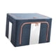 thumbnail image 5 of Organizador De Bolsas De Almacenamiento De Ropa, Impermeable, Reforzado Para Juguetes, Ropa De Cama, Armario, Azul Marino, 5 of 5