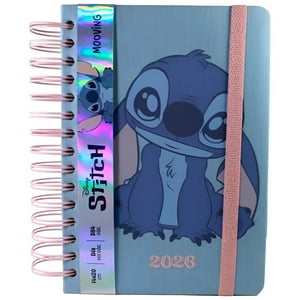 Mooving/Agenda Diseño Stitch, 2026 Día Por Pagina