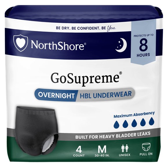 NorthShore GoSupreme 4 unidades talla media para incontinencia
