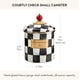 thumbnail image 4 of Bote de esmalte MACKENZIE-CHILDS 1,13 L negro y blanco a cuadros, 4 of 6