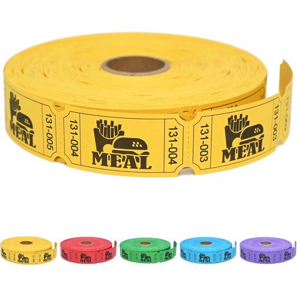 Rollo de tickets de comida ESSENTIAL 1000 2x1