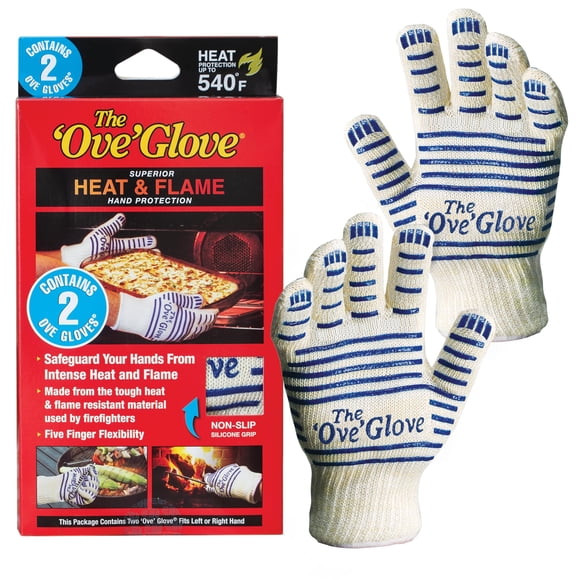 Glove Ove Glove, protección superior contra el calor y las llamas, paquete de 2