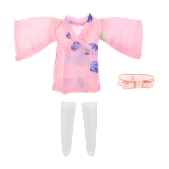 Figura Femenina A Escala 1/12, Ropa De Muñeca, Batas, Albornoz Para Figuras De 6 Pulgadas, Color Rosa
