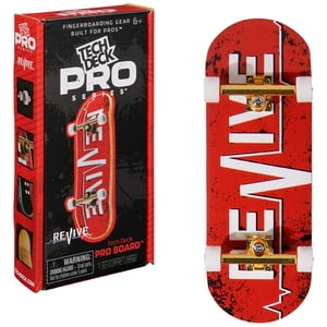 Monopatín Finger Tech Deck Revive Pro Series Con Almacenamiento 6+