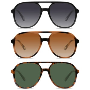 Gafas De Sol Ydaowkn Retro Square Aviator Uv400 Para Mujer/Hombre