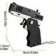thumbnail image 2 of Safe And Portable Mini Metal Folding Rubber Transmitter Toy With Keychain And 60 Rubber Straps, Safe And Portable Shooting Toy For Indoor And Outdoor Activities And Games, 2 of 5