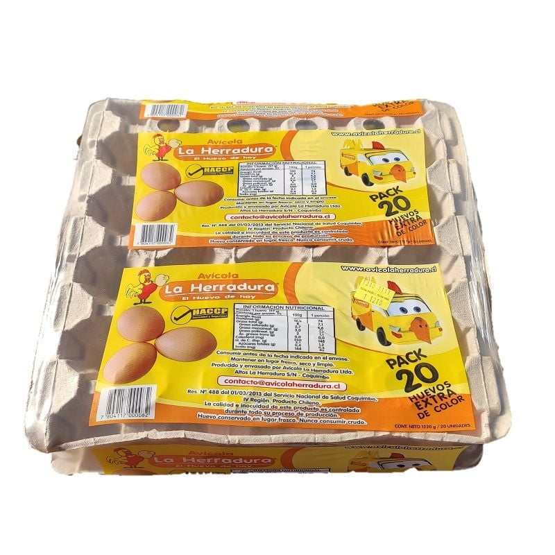 Huevos Extra De Color 20 Un La Herradura
