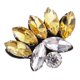 thumbnail image 1 of apliques de perlas de diamantes de imitación de cristal buttterfly para coser ropa de amarillo, 1 of 5
