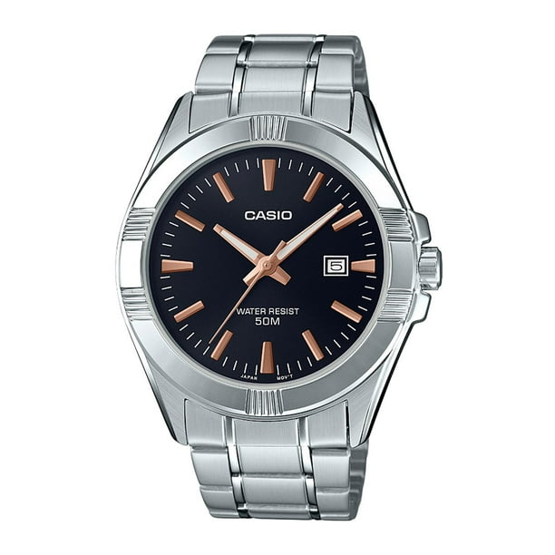 Casio MTP-1308D-1AVEF Orologio Uomo - Quarzo Giapponese, Cassa Acciaio, Vetro Minerale, Argento