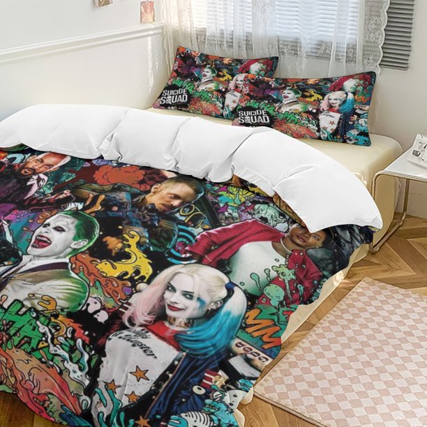 Suicide Squad 3-Piece Bedding Set Soft Warm And Comfortable Bed Set