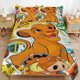 thumbnail image 1 of The Lion King Cartoon Bedding Sets Ultra Soft Skin-Friendly Duvet Cover 3 Piece, Cute Comforter Cover Bed Set for Boys Girls Kids, 1 of 5