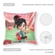 thumbnail image 5 of Vanellope Fundas de almohada de terciopelo con tema, regalos de funda de almohada, decoración para el hogar, cojín de lanzar, regalo de cumpleaños para fans y parejas.30*30cm., 5 of 6