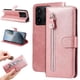 thumbnail image 1 of Funda con Cremallera para Xiaomi 14T Pro, Carcasa Cartera de Cuero PU con Soporte y Tarjetero, 1 of 6