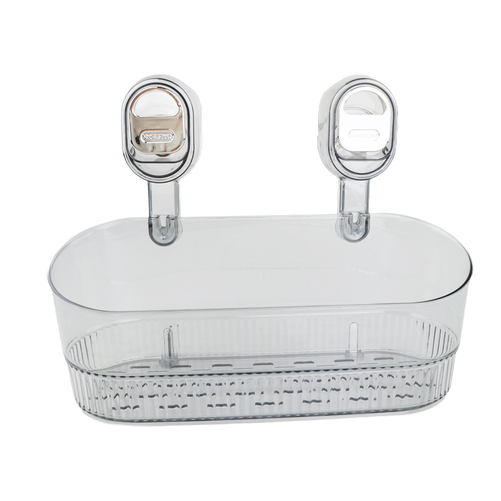 Bothyi - Estante De Ducha Con Ventosa, Sencillo, Para Cocina, Baño, Lavadero, Color Gris