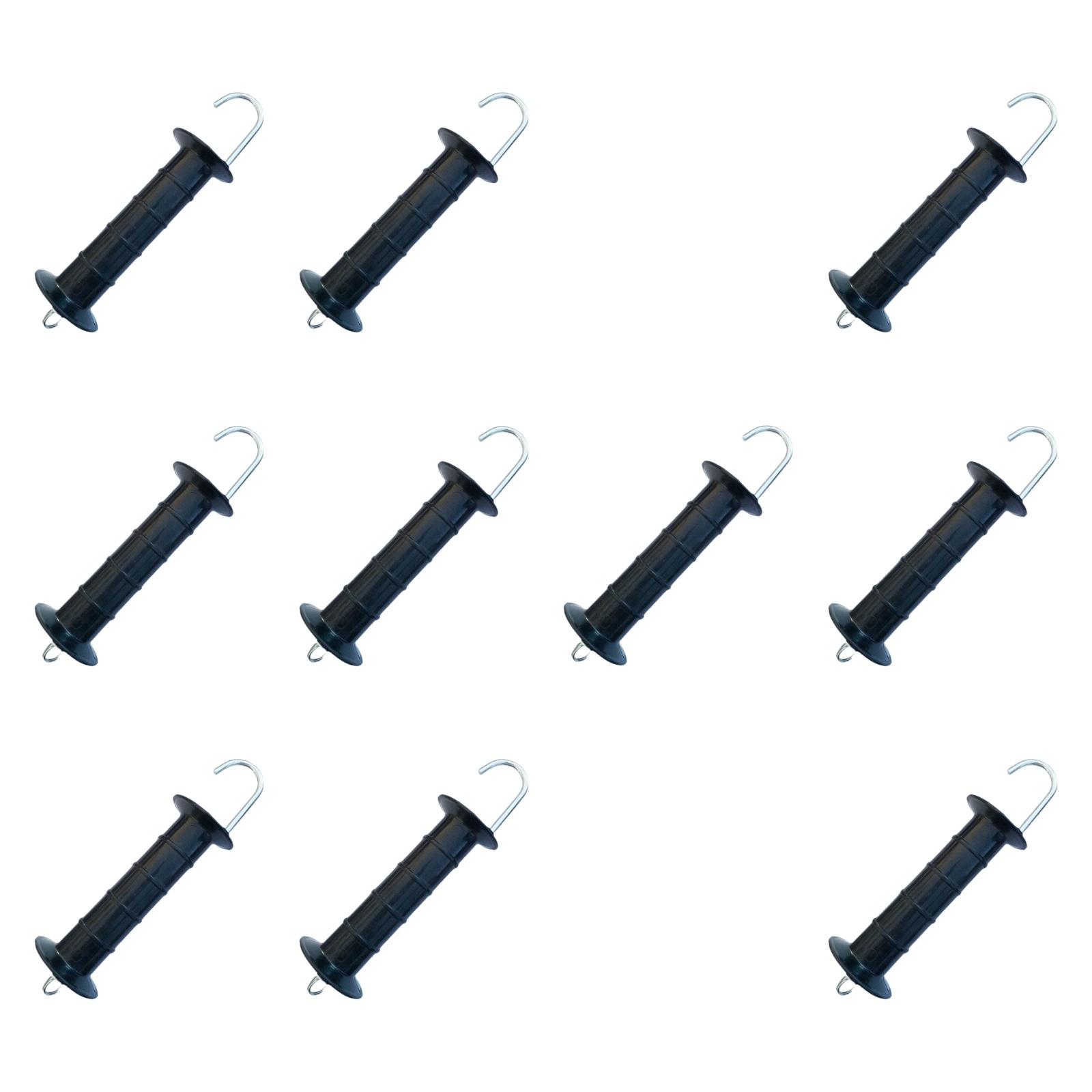 Ioensy - 10 Piezas De Manijas Para Puertas De Cercas Eléctricas, Manijas Para Puertas Con Resorte Con Aislamiento Agrícola